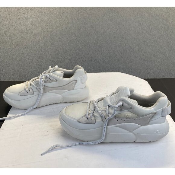 UGG LA CLOUD LOW TRAINER White SNEAKERS SHOES US 8.5,Comfort,Atletic,Women's - Picture 2 of 16